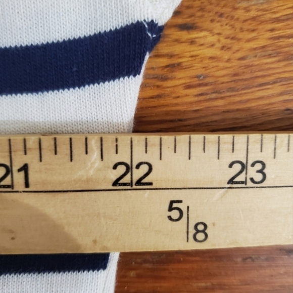 ZARA Woman's Dress Size Large Nautical Stripe Shift TShirt Dress - Picture 9 of 9